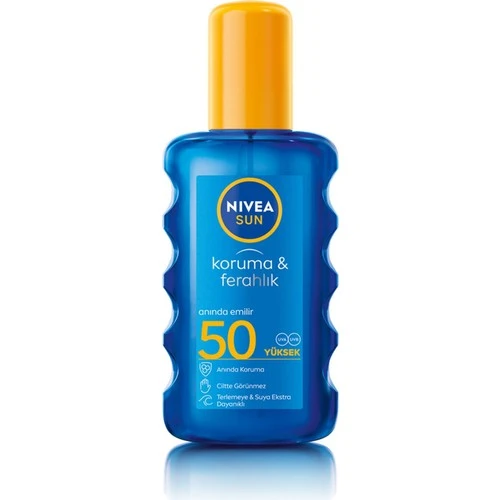 Nivea Sun Güneş Spreyi Koruma  Ferahlık Transparan SPF50 200 ml ürün görseli