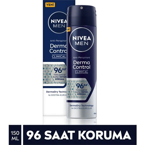 Nivea Men Derma Control Clinical Deodorant 150 ml ürün görseli