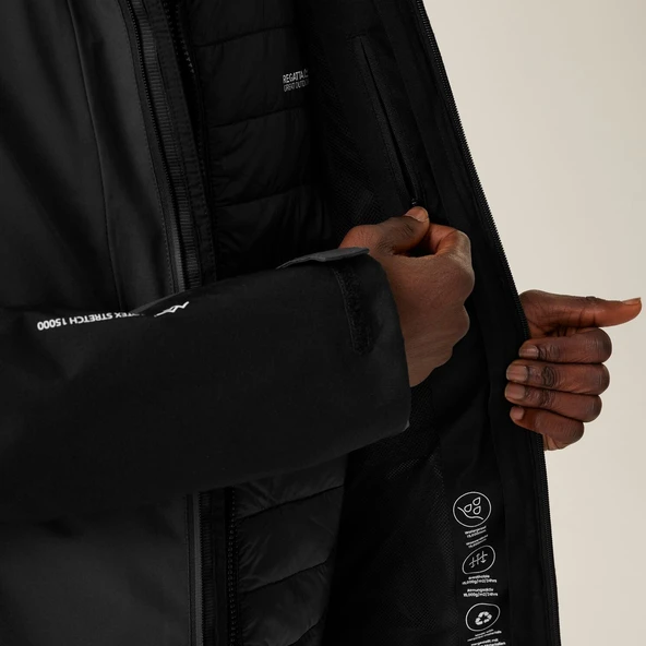 Regatta Wentwood IX 3in1 Erkek Mont-GRİ - 7