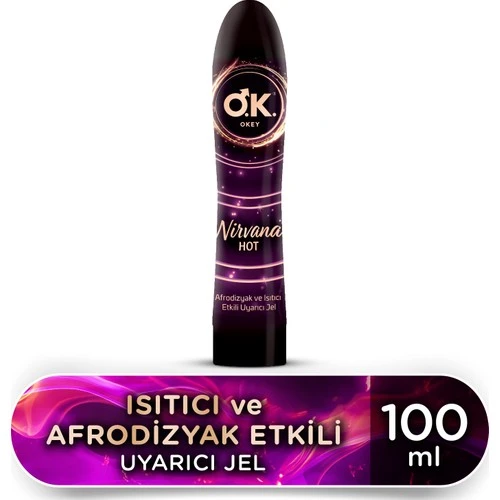 Okey Kayganlastirici Jel Nirvana Hot 100 Ml ürün görseli