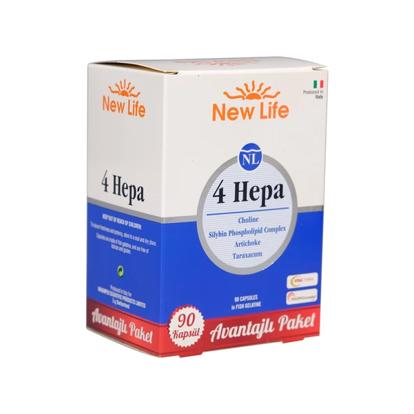 New Life 4 Hepa 90 Softgel Kapsül - Resim 2