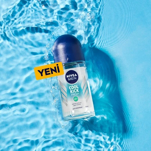 Nivea Men Roll-On Cool Kick Fresh 50 ml - Resim 5