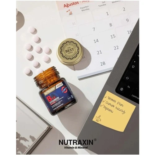 Nutraxin B12 Vitamin 60 Tablet - Resim 3