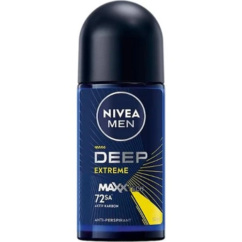 Nivea Men Deep Extreme Erkek Roll-On Deodorant 50 ml ürün görseli