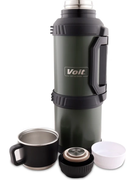 Voit KING THERMOS 4000ML Termos / YEŞİL - Resim 3