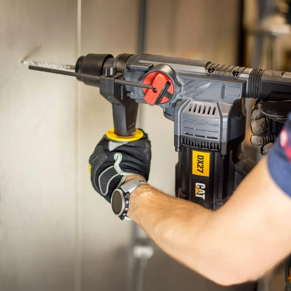 CAT DX27SET 1500Watt 5.0J 32MM Profesyonel SDS-Plus Kırıcı/Delici + DA03903 3 Parça Kırıcı Uç Seti - 7