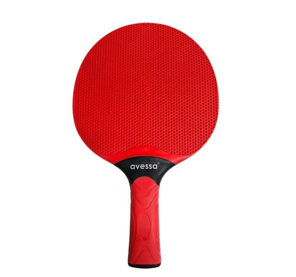 Avessa Rak-1200 Rubber PP Masa Tenisi Raketi Kırmızı - 1