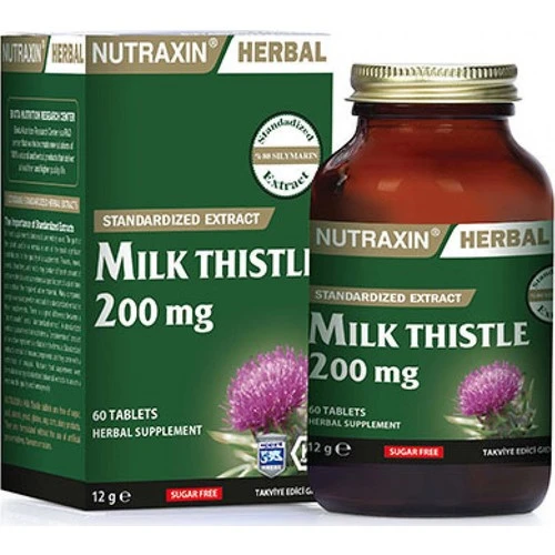 Nutraxin Milk Thistle 60 Tablet ürün görseli 1
