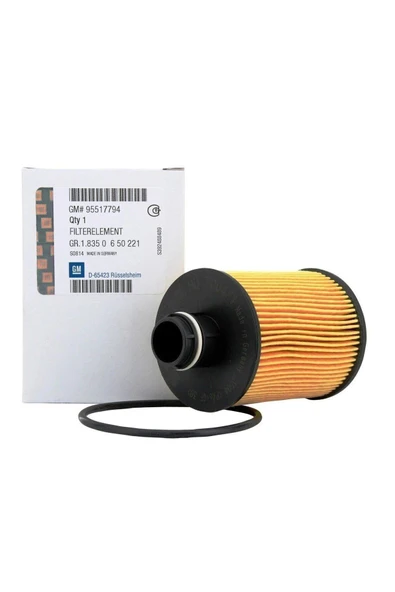 Opel Astra J 1.3 Dizel Yağ Filtresi Gm Marka ürün görseli