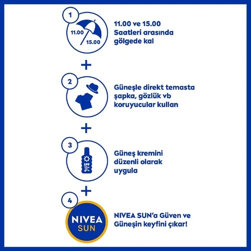 Nivea Sun Hassas Anında Koruma Güneş Koruyucu Sprey SPF50 200 ml - Resim 5