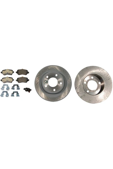 Opel Astra H 5 Bijon Arka Fren Disk Ve Balata Takımı Orijinal Gm (93190173) - Resim 2