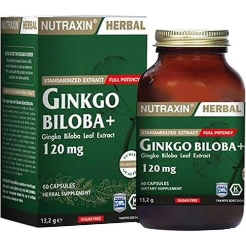 Nutraxin Ginko Biloba 60 Tablet ürün görseli