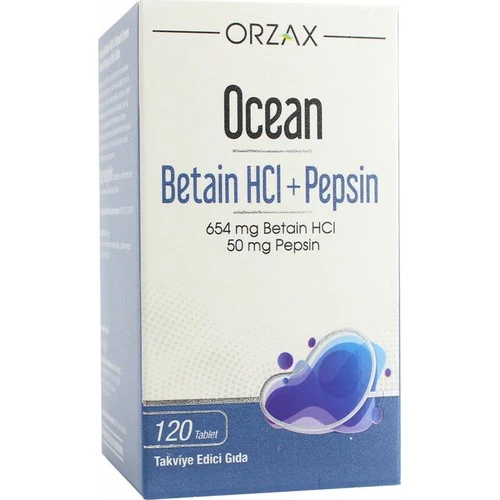 Ocean Betaın Hcl+Pepsın 120 Tablet ürün görseli