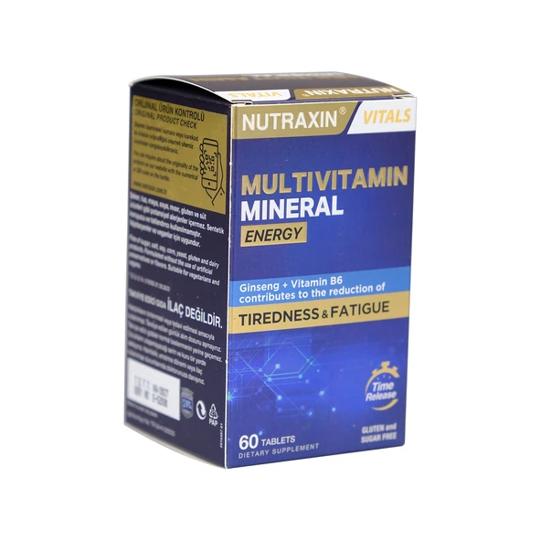 Nutraxın Multıvıt Complex Enerji 60Tblt ürün görseli