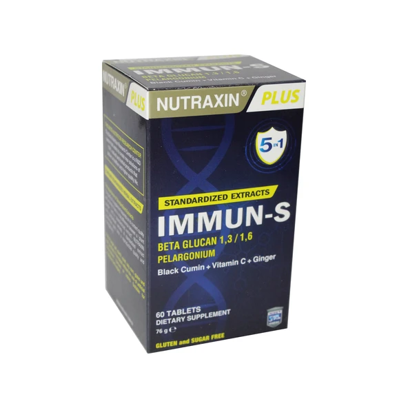 Nutraxın Immun-S 60 Kapsul ürün görseli