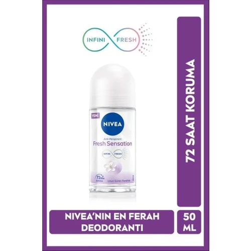 Nivea Fresh Sensation Kadın Roll-On Deodorant 50 ml ürün görseli