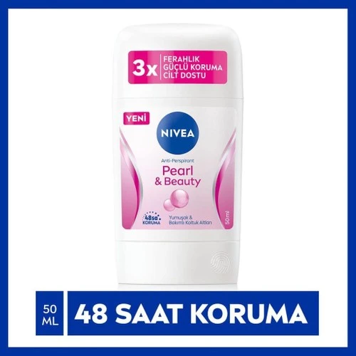 Nivea Women Pearl  Beauty Stick Deodorant 50 ml ürün görseli