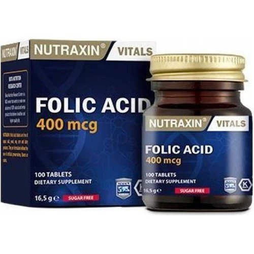 Nutraxin Folic Acid 400 mcg 100 Tablet ürün görseli