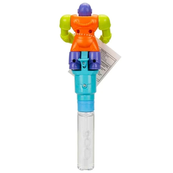 Robot Figürlü Su Oyunu - Baloncuk Oyunu - 625P - Mor Kasklı - 4