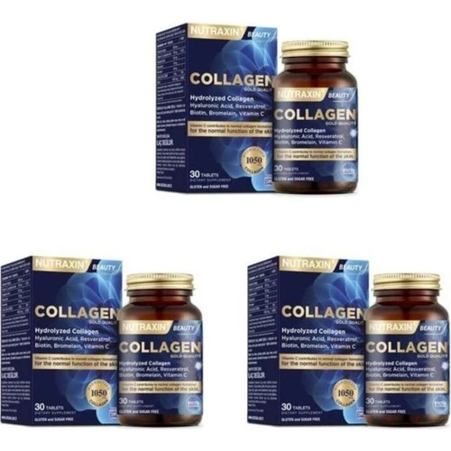 Nutraxin Beauty Gold Collagen 30 Tablet (3 Al 2 Öde) ürün görseli