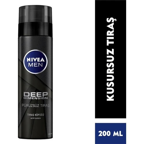 Nivea Men Deep Dimension Tıraş Köpüğü 200 ml ürün görseli