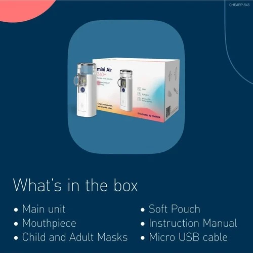 Omron Mini Air 360+ Taşınabilir Nebilizatör - Resim 4