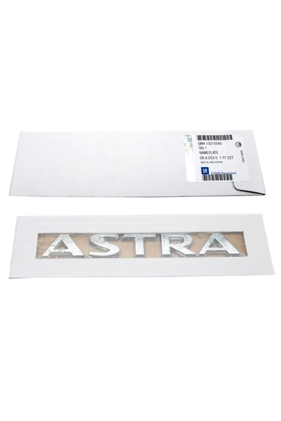 Opel Astra J Astra Bagaj Yazısı Orjinal Gm ürün görseli