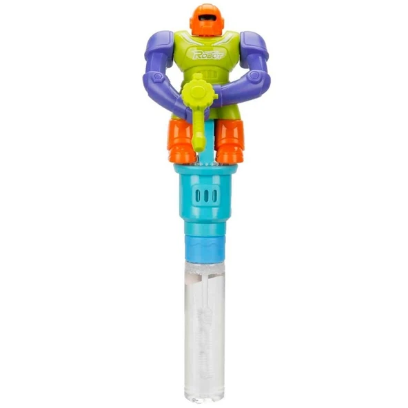 Robot Figürlü Su Oyunu - Baloncuk Oyunu - 625P - Turuncu Kasklı - 3