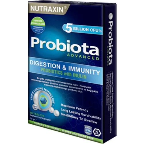 Nutraxin Probiota Advanced 60 Tablet ürün görseli