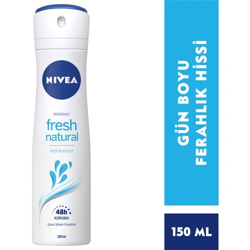 Nivea Fresh Natural Pudrasız Deodorant Doğal Ferahlık Okyanus 150 ml ürün görseli