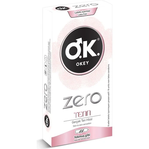 Okey Prezervatıf Zero Tenn 8 Lı - Resim 3