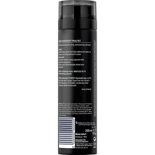 Nivea Tıraş Jeli Men Deep Dimension 200 ml - Resim 5