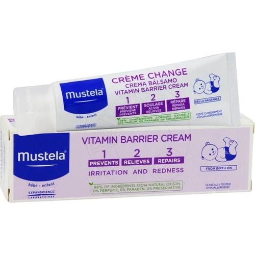Mustela Vitamin Barrier 1.2.3 Pişik Kremi 50 Ml ürün görseli