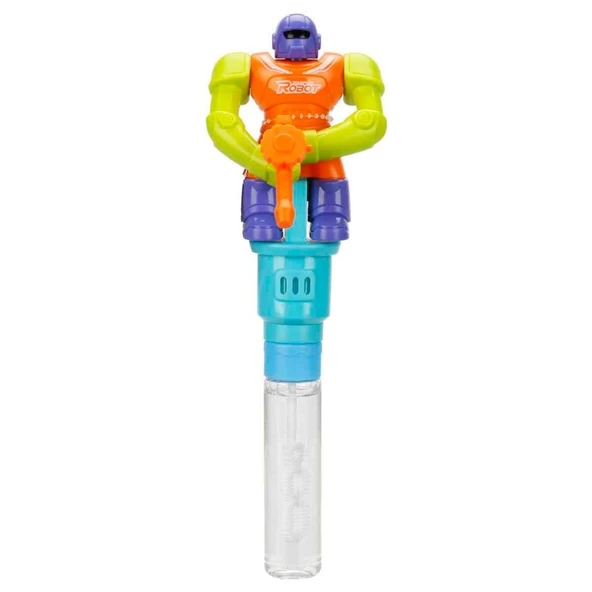 Robot Figürlü Su Oyunu - Baloncuk Oyunu - 625P - Mor Kasklı - 3