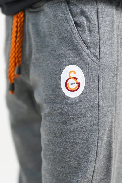 Galatasaray Orijinal Gri Çocuk Eşofman Altı