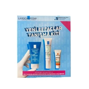 La Roche Posay Yeni Effaclar Tanışma Kiti Jel 50 Ml + 15 Ml Duo+ M + Yağlı Cilt Güneş Kremi 3X3 Ml ürün görseli
