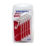 Interprox Plus Mini Conical Arayüz Fırçası Kırmızı 0.6 mm 6 Adet ürün görseli