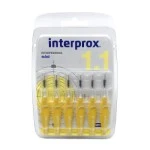 Interprox Interproximal Mini Arayüz Fırçası Sarı 1.1 mm 6 Adet ürün görseli