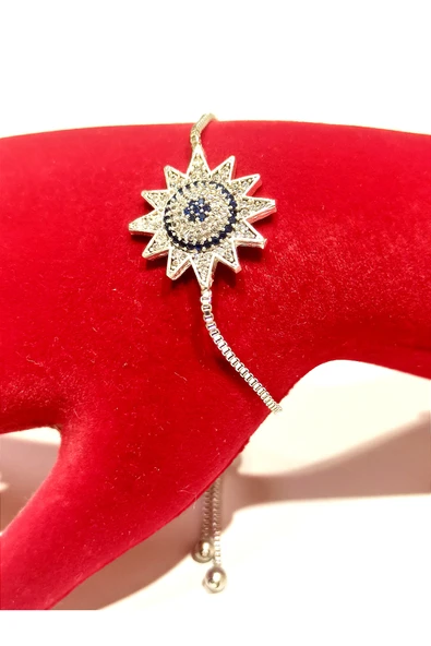 Monalisa Home Gümüş Renk Lüks Figürlü Gösterişli Ayarlanabilir Bileklik ürün görseli 1