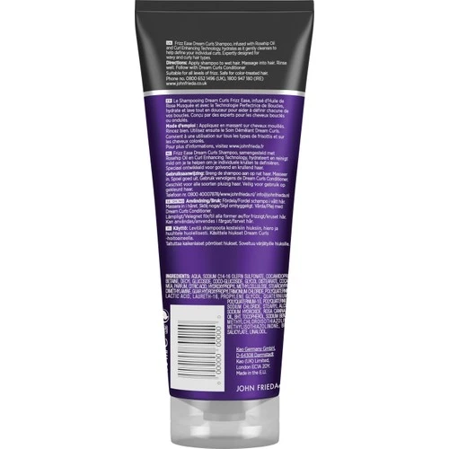John Frieda Dream Curls Shampoo 250 ml - Resim 2