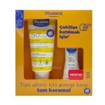 Mustela Güneş Losyonu SPF50 200 ml + Mustela Hydra Bebe 100 ml ürün görseli