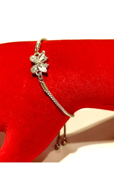 Monalisa Home Gümüş Renk Lüks Figürlü Gösterişli Ayarlanabilir Bileklik ürün görseli 1