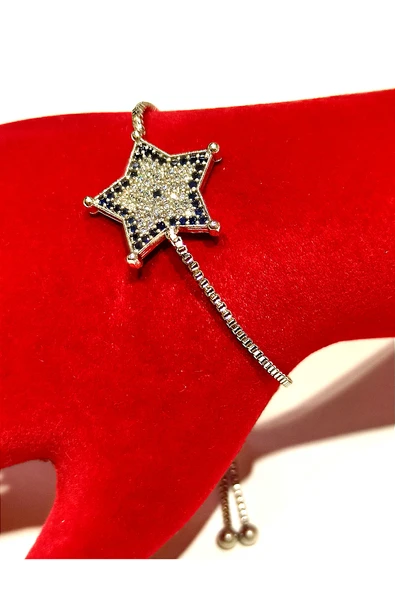 Monalisa Home Gümüş Renk Lüks Figürlü Gösterişli Ayarlanabilir Bileklik ürün görseli 1