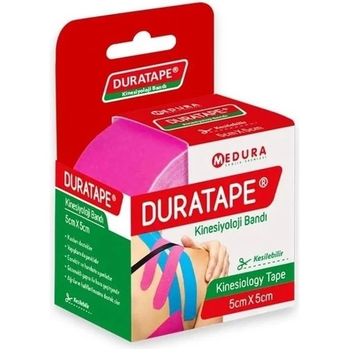 Duratape Kinesiology Bandı Pembe 5 cm x 5 m ürün görseli