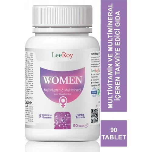 Leeroy Women Multivitamin Multimineral 90 Tablet ürün görseli