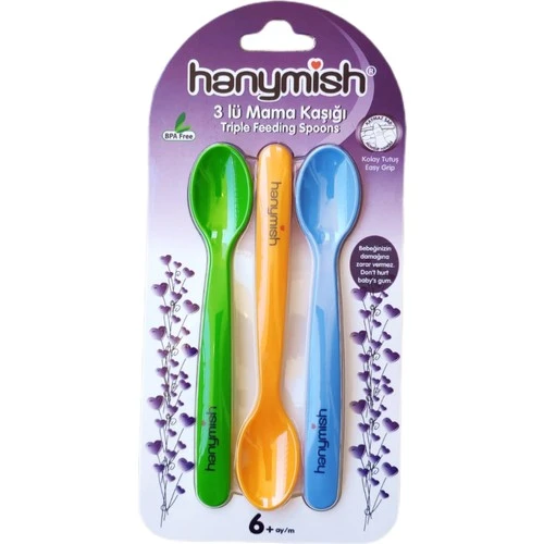 Hanymish 510 Mama Kaşığı 3lü Set - Resim 2