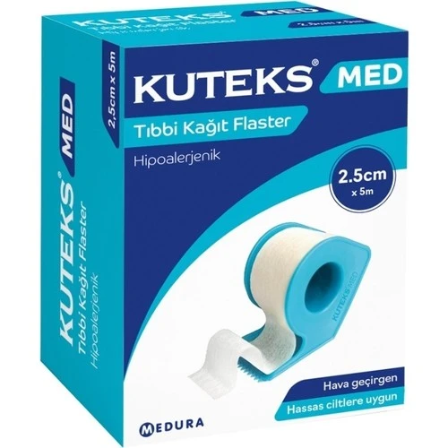 Kuteks Med Kağıt Flaster 2,5 cm x 5 m ürün görseli