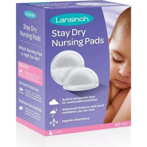 Lansinoh Blue Lock Göğüs Pedi 60 Adet ürün görseli