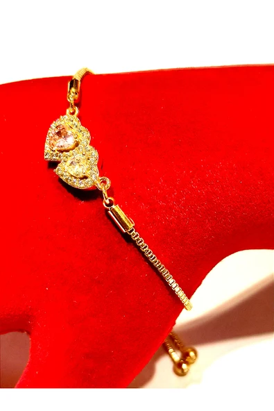 Monalisa Home Gold Renk Lüks Figürlü Gösterişli Ayarlanabilir Bileklik ürün görseli 1