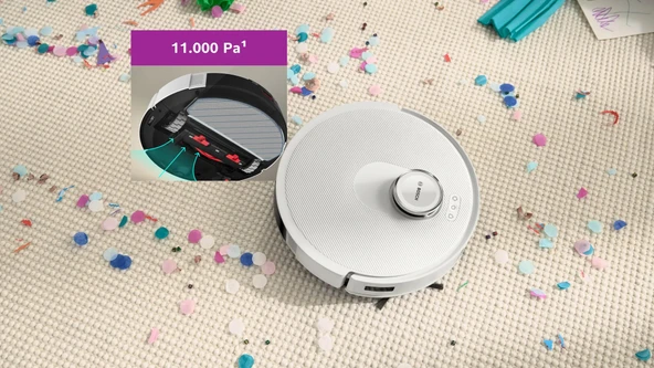 Bosch BCRD2W Spotless Advanced Çöp İstasyonlu Akıllı Robot Süpürge - 5